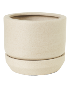 Beige Ceramic Pot