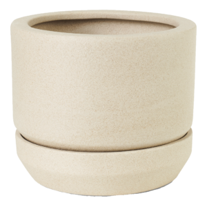 Beige Ceramic Pot